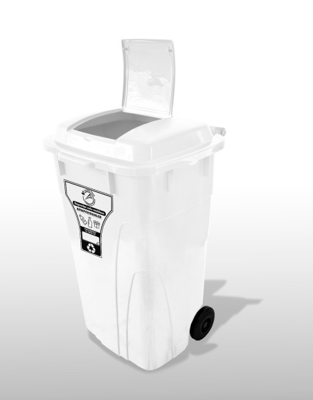 contenedor reciclaje 120 litros con ruedas