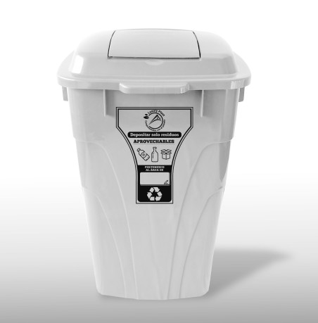 contenedor reciclaje 120 litros con ruedas