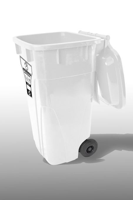contenedor reciclaje 120 litros con ruedas