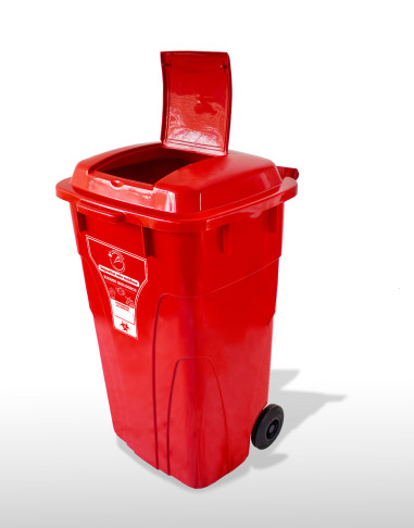 contenedor reciclaje 120 litros con...