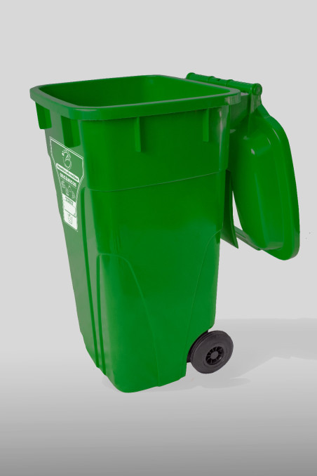 contenedor reciclaje 120 litros con ruedas