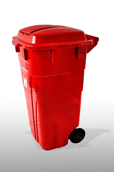 contenedor reciclaje 120 litros con ruedas