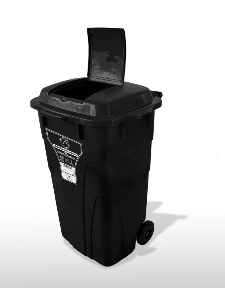 contenedor reciclaje 120 litros con ruedas