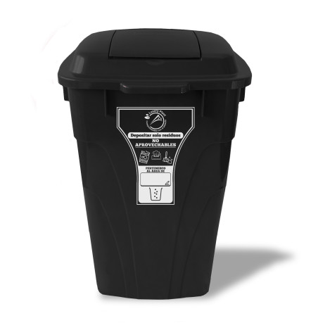 contenedor reciclaje 120 litros con ruedas