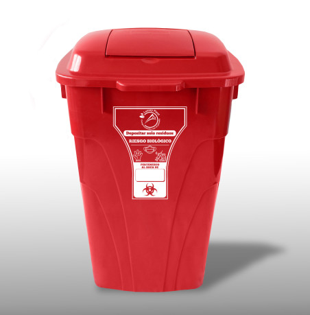 contenedor reciclaje 120 litros con ruedas