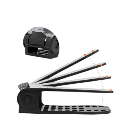 Zapatero Organizador de calzado set x 15 und negro