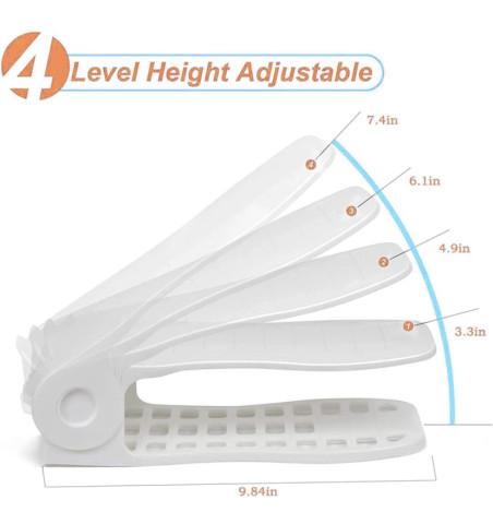 Zapatero Organizador de calzado set x 40 und blanco