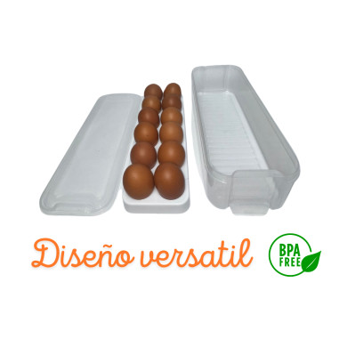 Organizador contenedor para huevos x...