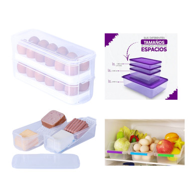 Set ilusion nevera 10 recipientes