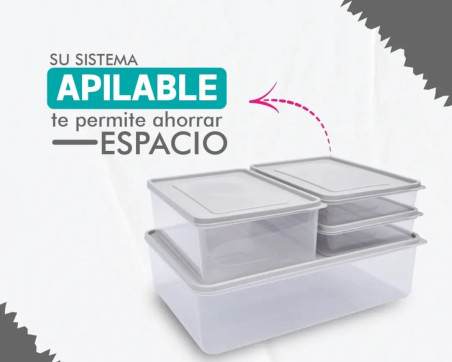 Set ilusion nevera 10 recipientes