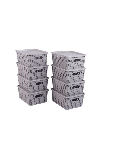 Cesta Canasta Caja Set X 6...