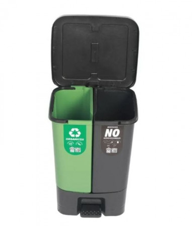 Papelera Pedal Dual 25 Litros