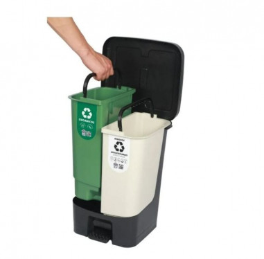 Papelera Pedal Dual 25 Litros